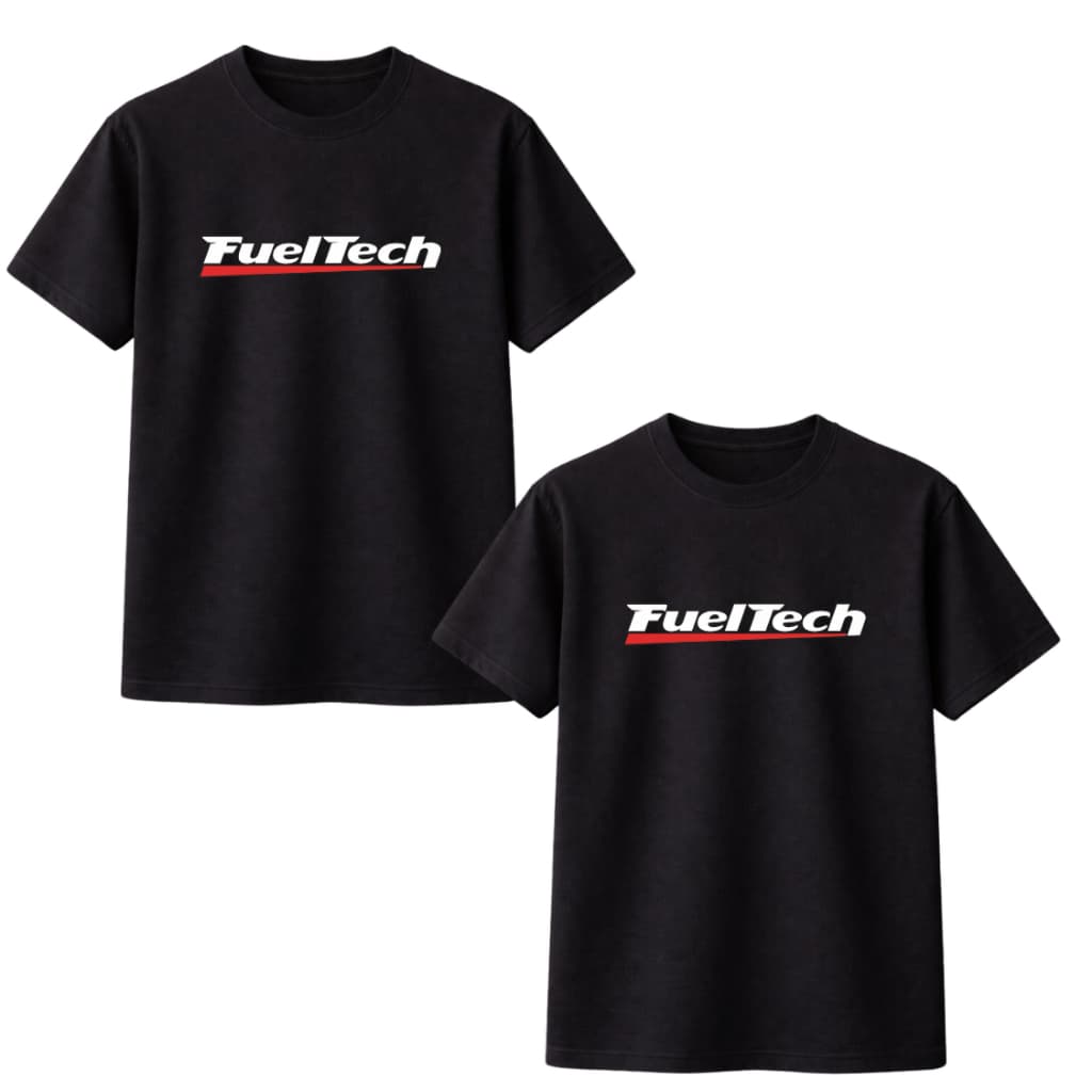 Kit 2 Camisas FuelTech Em Algodão Malha Premium