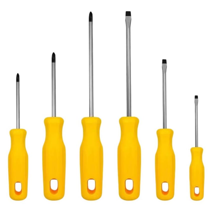 Jogo de Chave Fenda e Philips Fertak