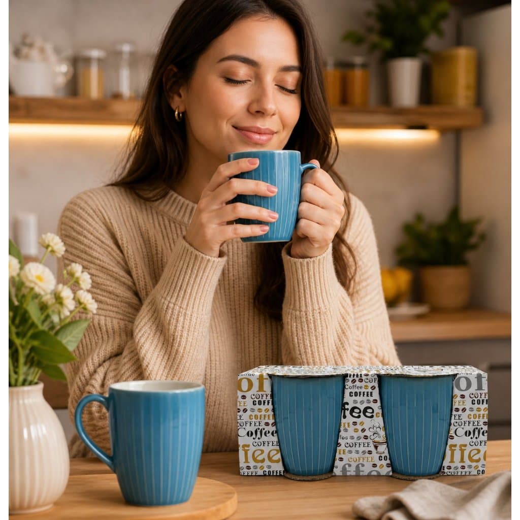 Canecas de Cerâmica Elegante para Café e Chá - Envio Rápido