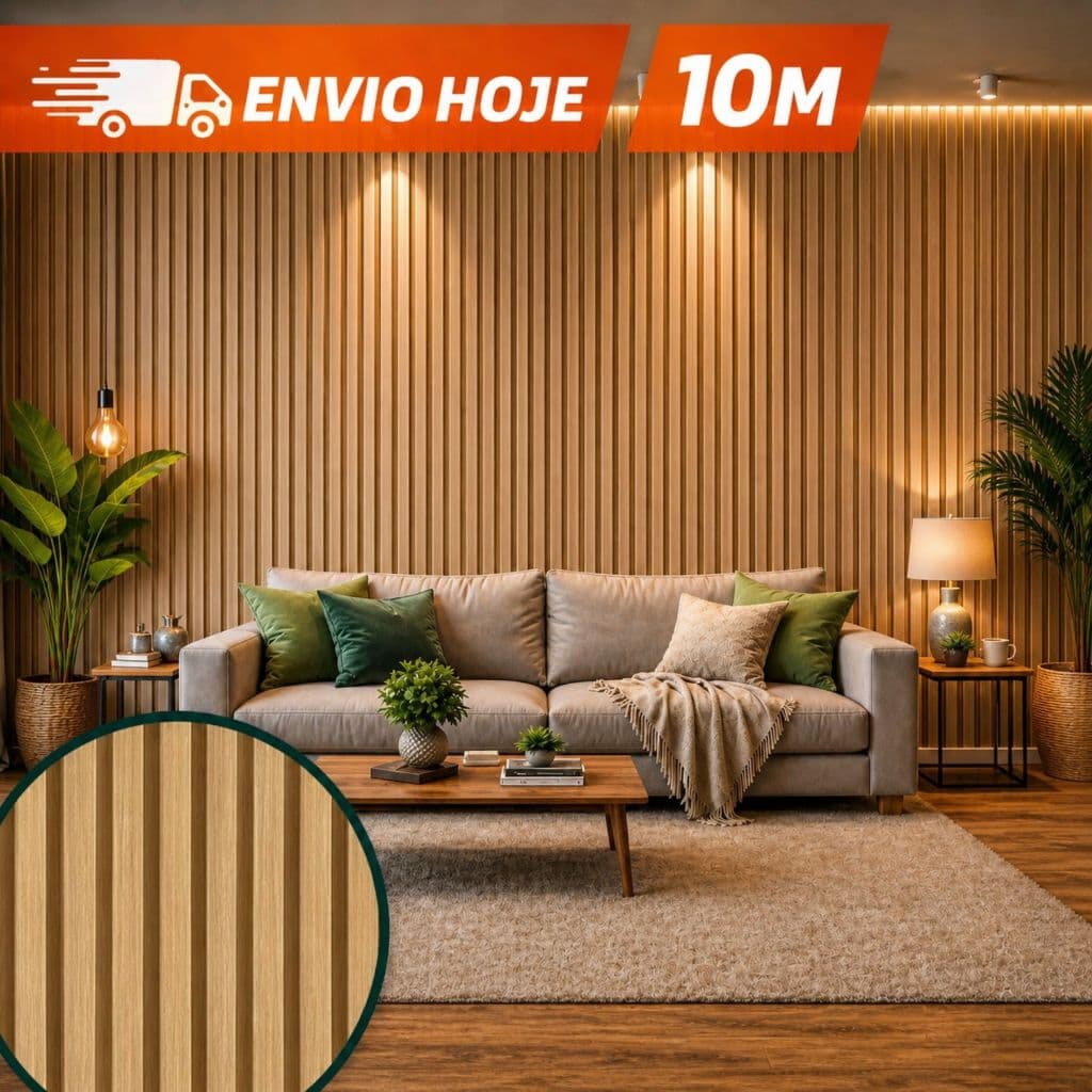 Papel De Parede Lavável Texturizado Ripado Ripas De Madeira Natural 3d Sala Quarto Autocolante
