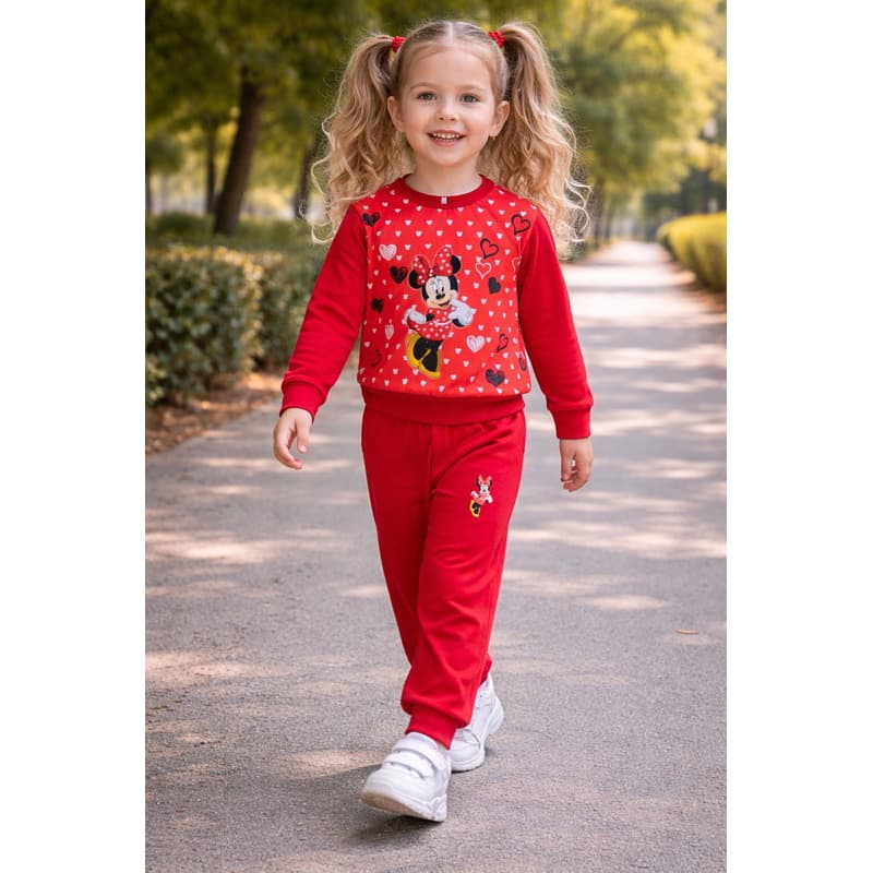 Conjunto Infantil Moletom Flanelado Criança Inverno Personagens Menina Casaco e Calça