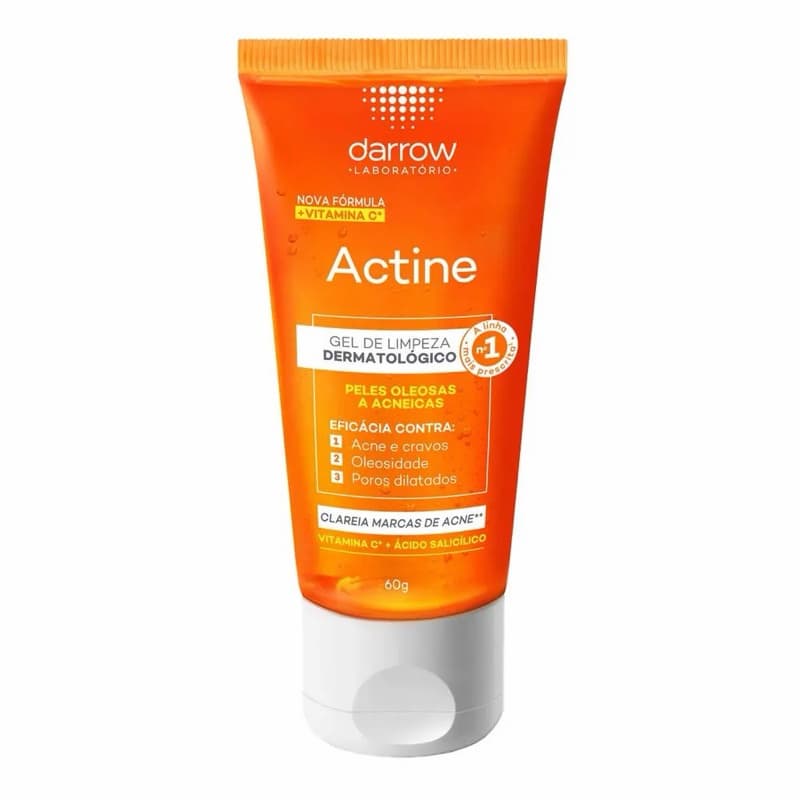 Gel de Limpeza Facial Actine Darrow 60g- Limpeza Profunda e Controle de Oleosidade
