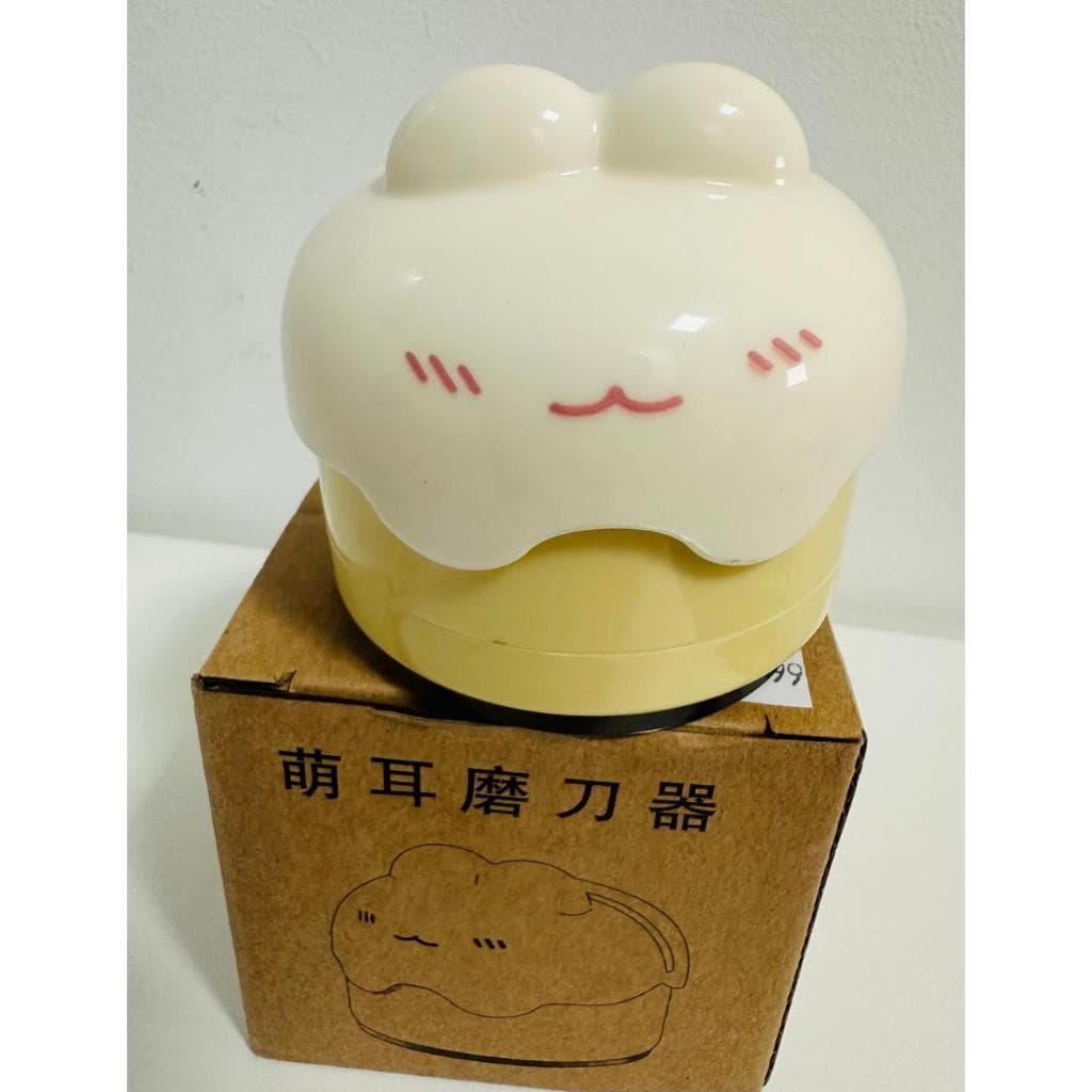 Amolador de Facas Kawaii Portátil 2 Etapas – Afiador Fofo Antiderrapante Cozinha