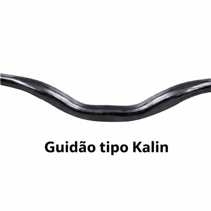 GUIDÃO VOADOR TIPO KALIN- Aço Preto 680mm × 31.8mm - MTB / Grau / Freestyle / Downhill kAlim