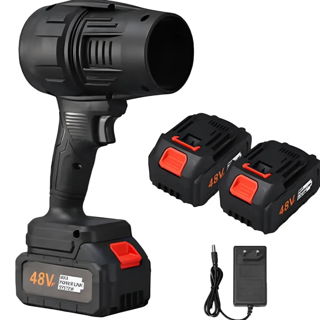 Soprador De Folhas Ar Turbo 48v Recarregável Carro Portátil