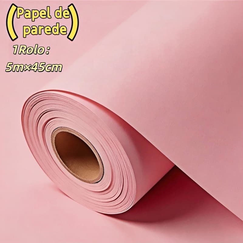 Papel de Parede Madeira 3D Autocolante 5m x 45cm Decoração para Quarto e Sala