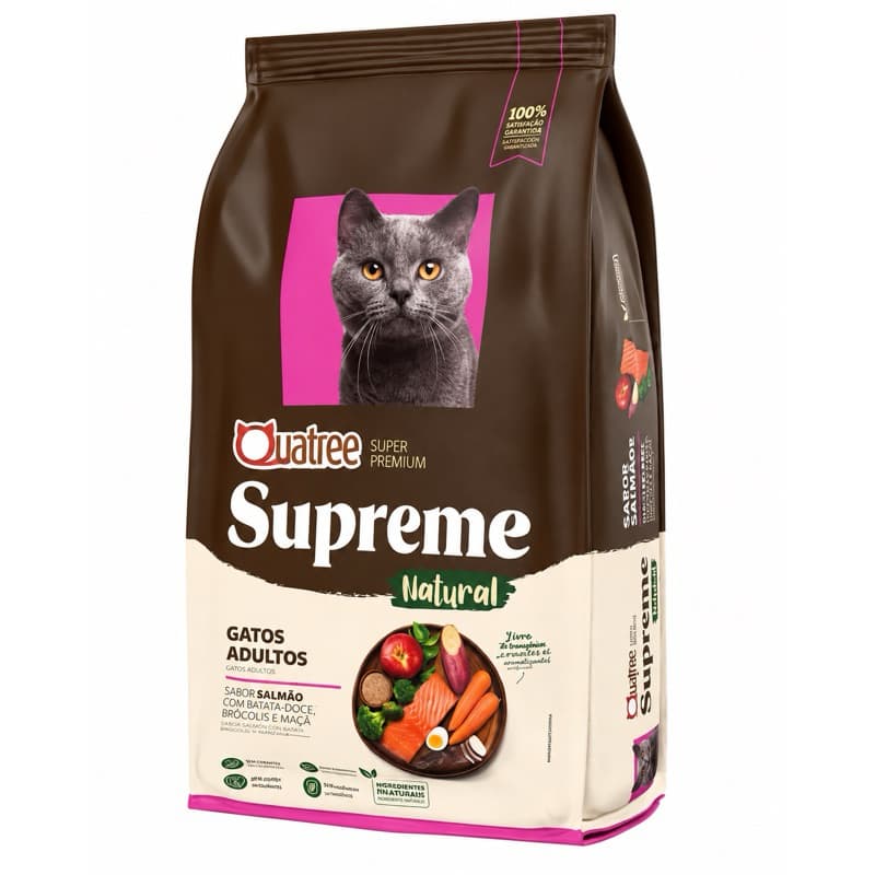 Quatree Supreme Gatos Adultos 1,1kg