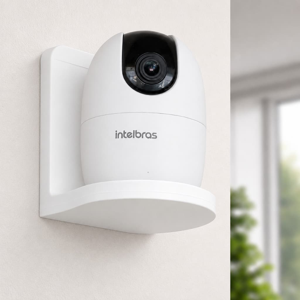 Suporte Compativel IM4 C Intelbras | Parede, Ideal para Monitoramento Residencial e Comercial.