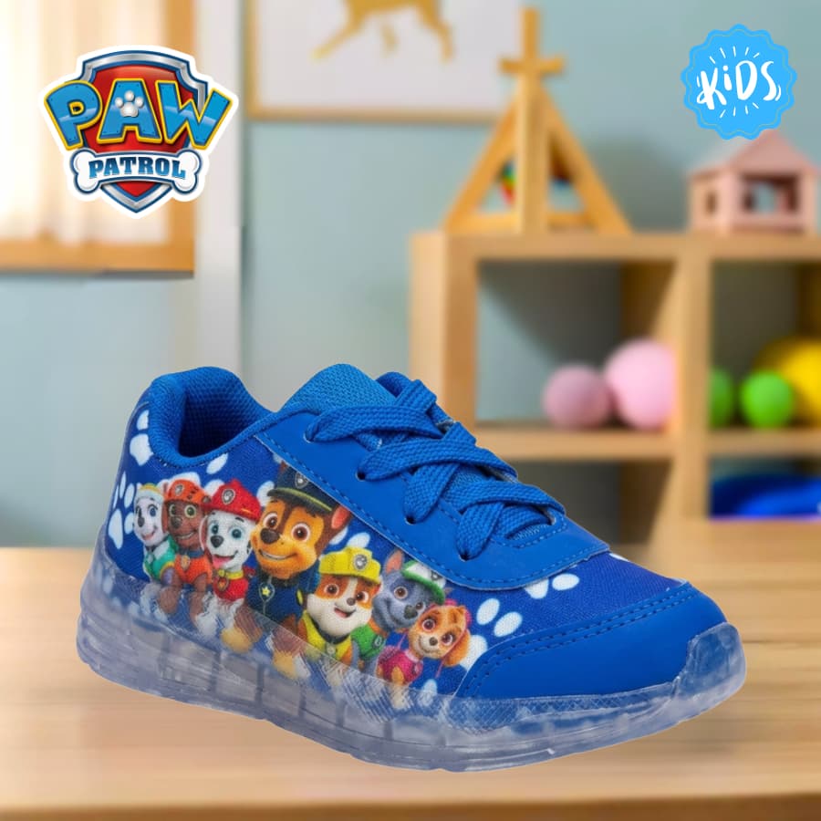 Tenis Criança Infantil Menino Menina Casual Patrulha Canina Confortavel Levinho