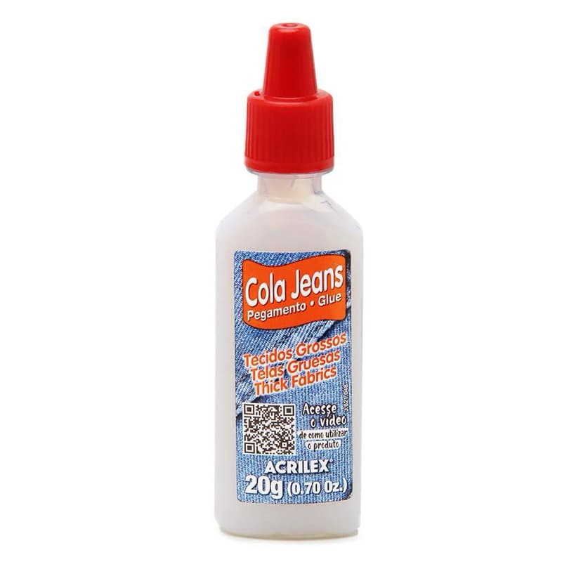 🩵 Kit com 2 Colas para Jeans da Acrilex 20g🩵
