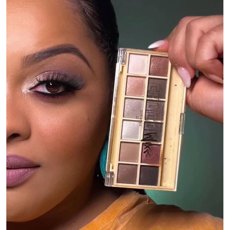 🍫✨ Paleta de Sombras Mia Make Choco Mix – 12 Cores ✨🍫