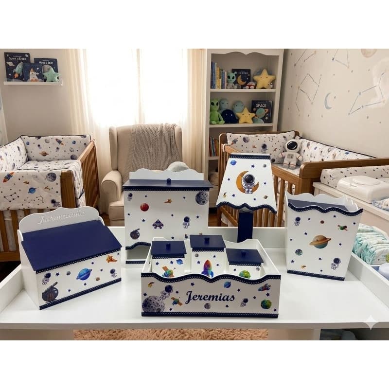 kit Higiene para bebê do Astronauta