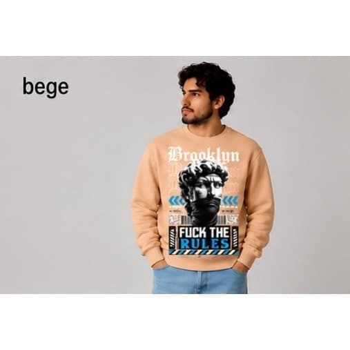 🔥 Moletom Careca Estampado Streetwear Unissex Premium Oversized Casual 🔥