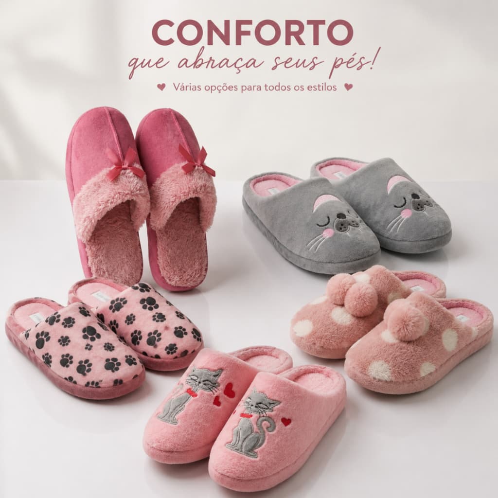 Pantufa De Quarto Chinelo Masculina Feminina Unissex Forrada Em lã Muito Confortável Solado Grosso
