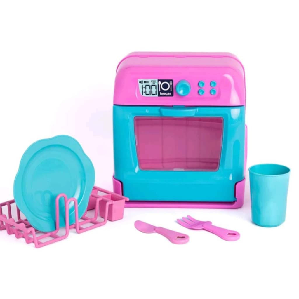 Brinquedo Lava Louças Infantil Chef Kids Com 5 Acessórios