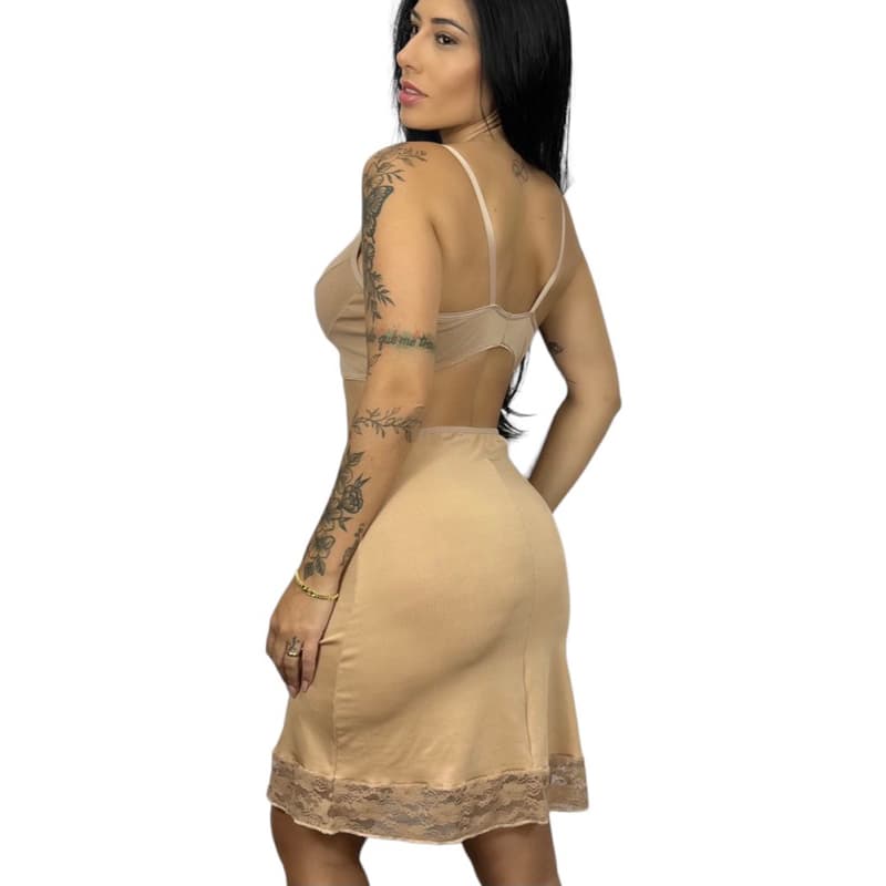ANÁGUA PARA SAIAS E VESTIDOS ROUPA FEMININA SEGUNDA PELE COM ALÇA REGULAVEIS