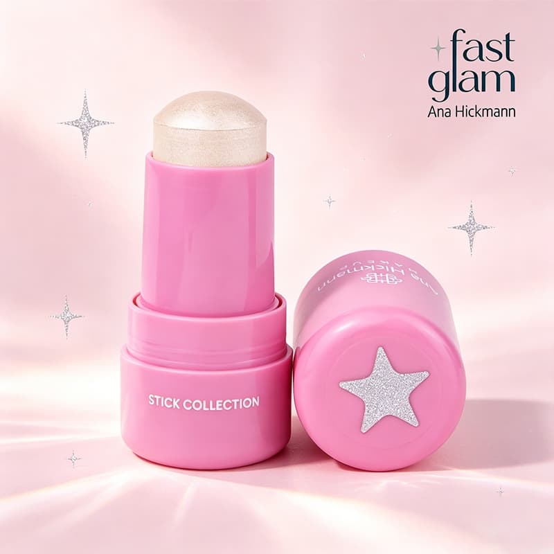 ANA HICKMANN Luminador Stick Hidratante Glow Facial Efeito Brilho Realce Luminoso Portátil