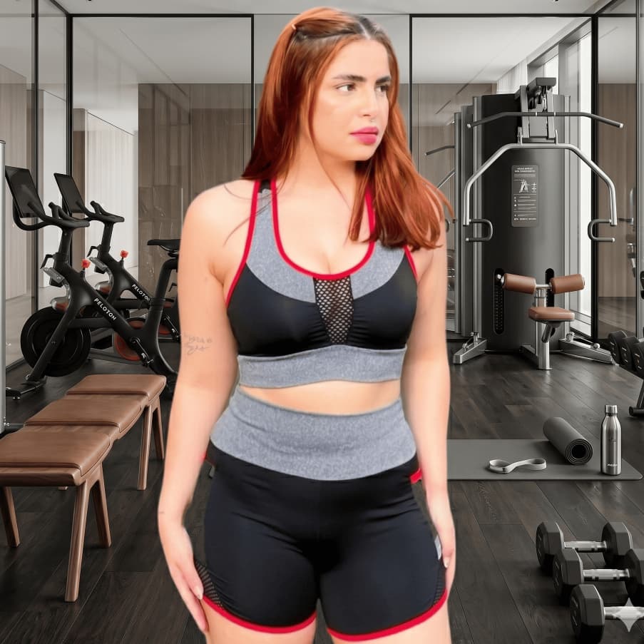 Kit 3 Conjuntos Fitness Premium Short Top Suplex Conforto Estilo e Performance para Seu Treino