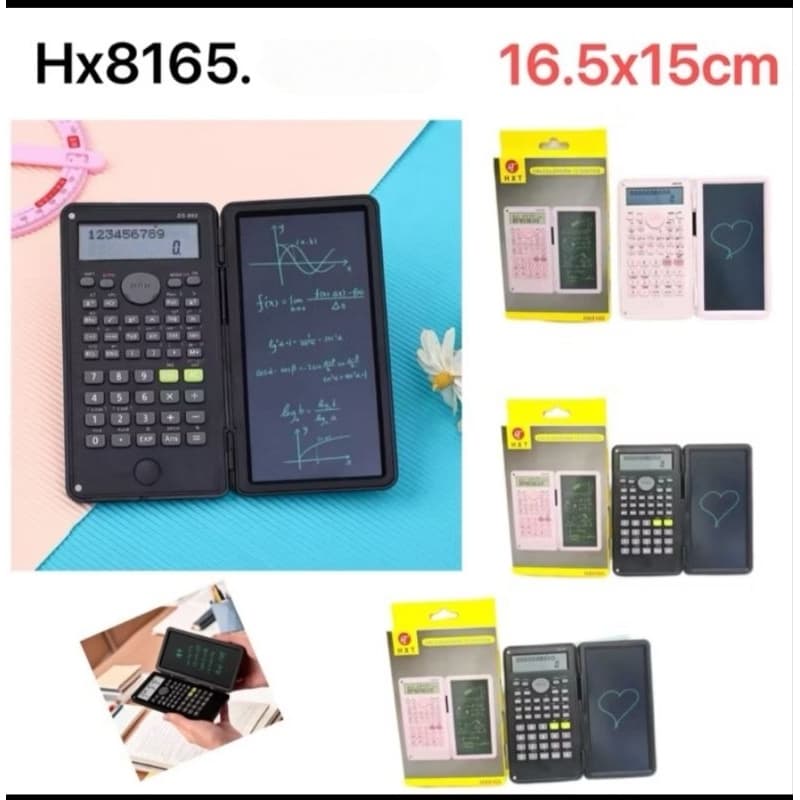 Novo tablet de desenho para estudantes/função científica/calculadora multifuncional de alto valor 8165