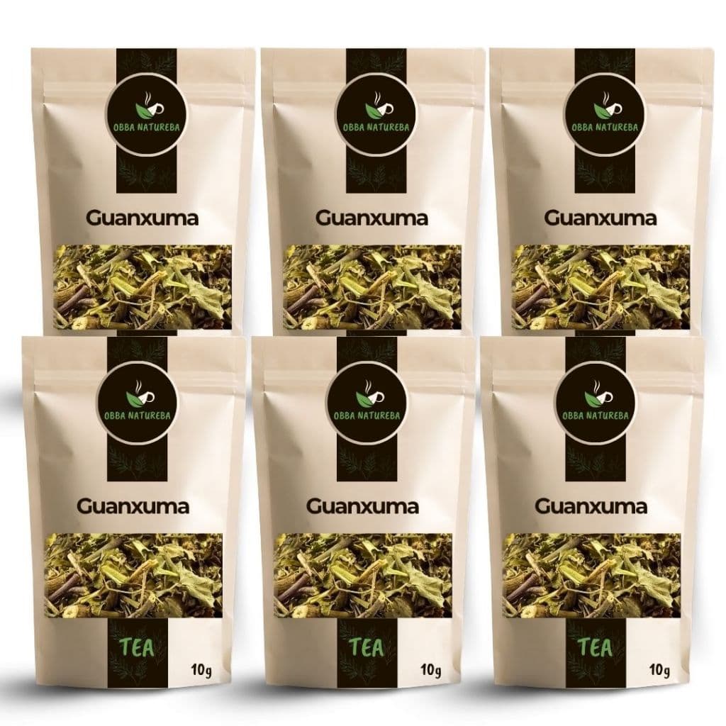 Ervas Secas Guanxuma para Chá Aroma Natural-Com 6 Pacotes