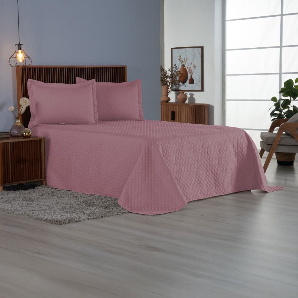 Kit 3 Peças Cobre Leito Casal Comfort Ultrassônico Matelado