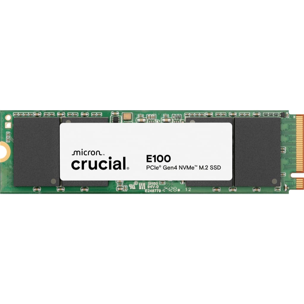 Crucial E100 480GB PCIe Gen4 NVMe M.2 SSD
