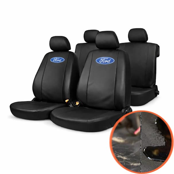 Capa Banco Carro Couro Ford Universal Premium Reforçada