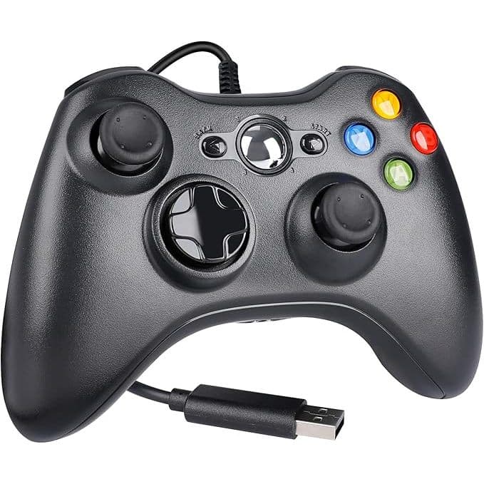 Controle XBOX USB com fio para XBOX 360 e Computador