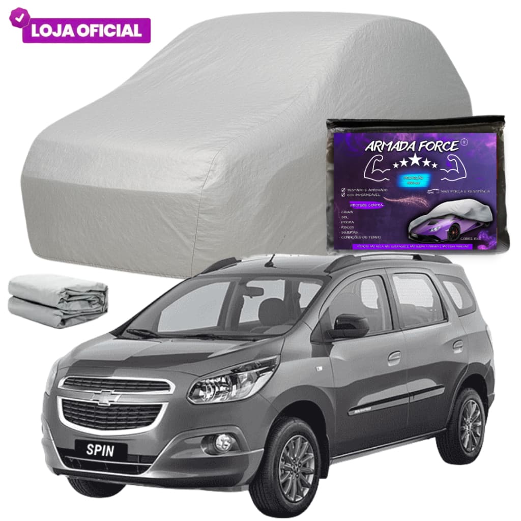 Capa Cobrir Spin ARMADA FORCE Impermeável 100% Sem Forro Protege Sol Chuva Poeira Automotiva Anti-UV