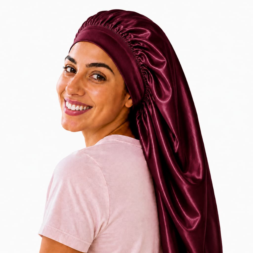 touca de cetim toca de cetim touca gigante long para cacheada touca box dread touca para  trancas