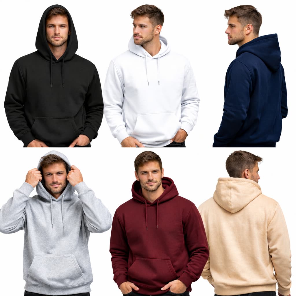 Kit 13 Moletom Canguru Flanelado Blusa Capuz Liso Abrigo Frio Inverno Masculino Feminino Atacado