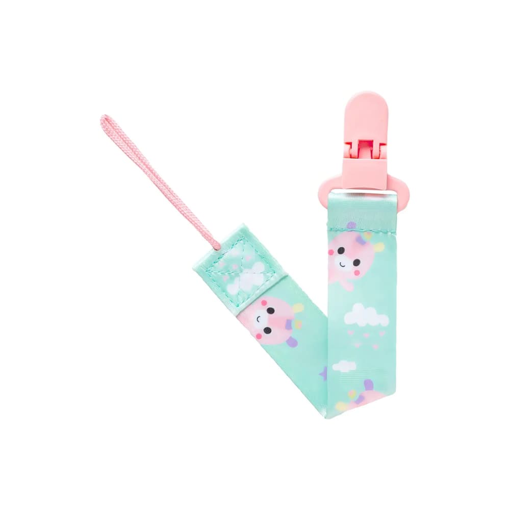 Prendedor de Chupeta Buba Zoo Unicórnio Clip Infantil para Bebê BPA Free