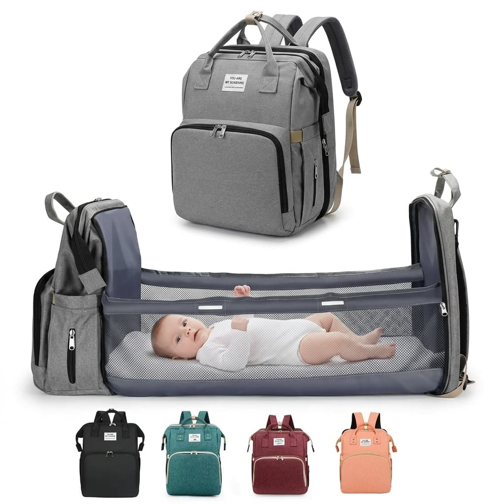 Mochila Maternidade Bolsa Bebê Térmica Com Berço E Trocador