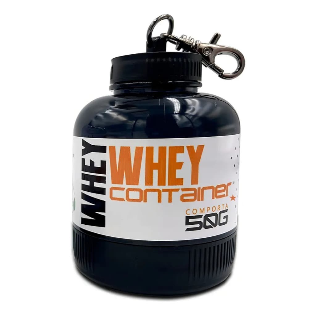 Chaveiro Porta Whey Suplemento Creatina Pré Treino Prottector Portátil Academia Fitness
