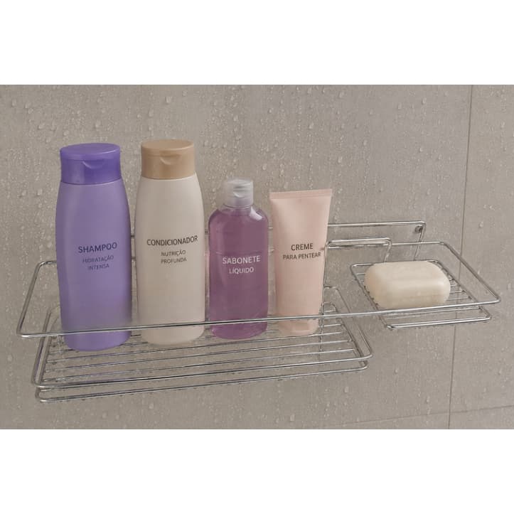 Suporte para Shampoo e sabonete Banheiro Dica