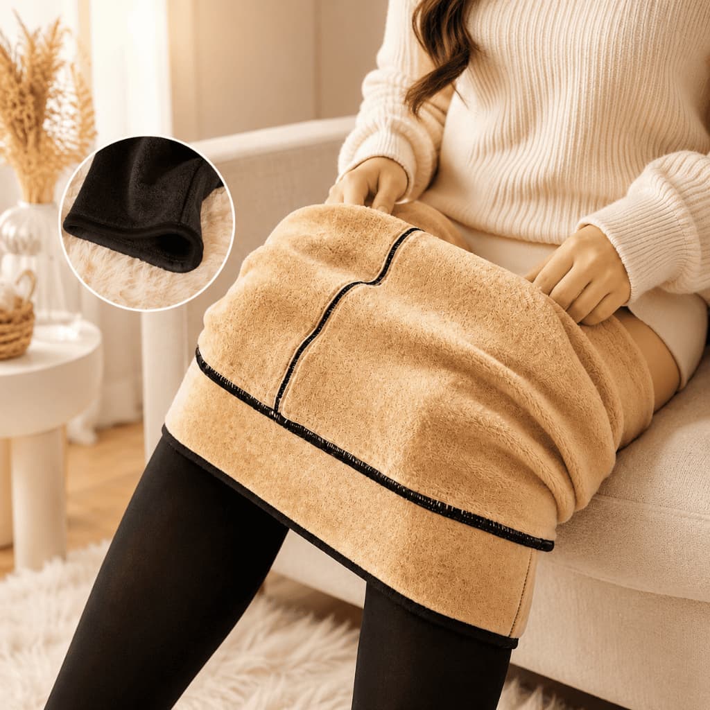 Meia-Calça Térmica Forrada Peluciada Translúcida Lã Feminina Super Elástica Slim 220g Tamanho Unico