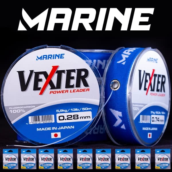 Linha Leader Fluorcarbon Vexter Power 50 metros - Original - Marine Sports 0,23 0,28 0,33 0,37 0,40 0,43 0,47 0,52