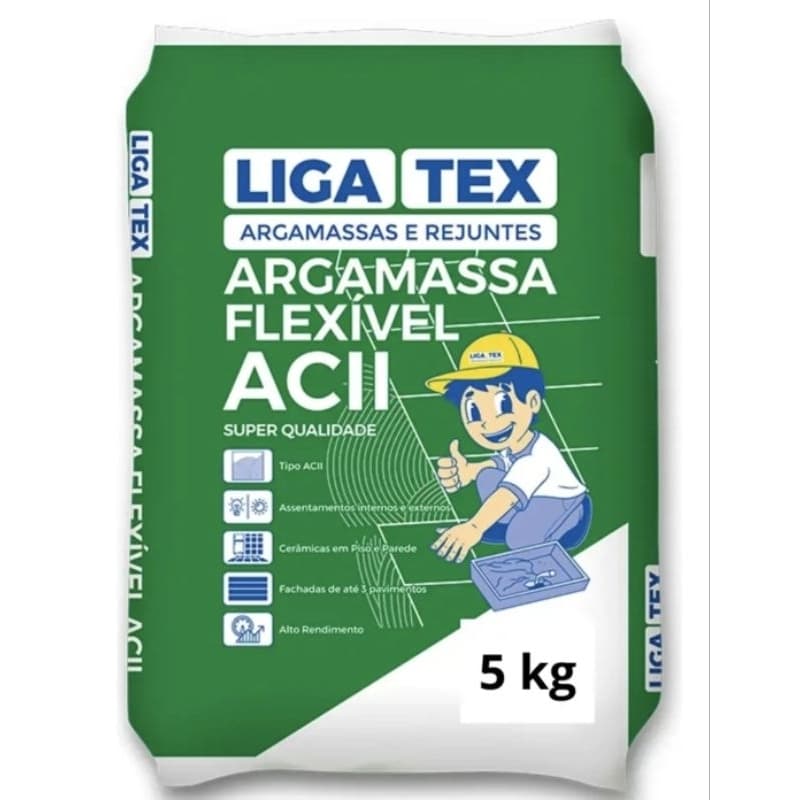 ARGAMASSA AC2  FLEXÍVEL USO EXTERNO E ÁREAS MOLHADA (PRODUTO VENDIDO FRACIONADO FORA DA EMBALAGEM ORIGINAL)