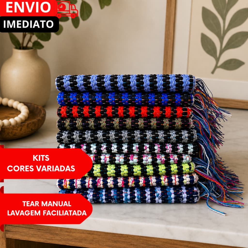 KITS TAPETES BOHO COLOR PREMIUM PARA SALA QUARTO OU VARANDA