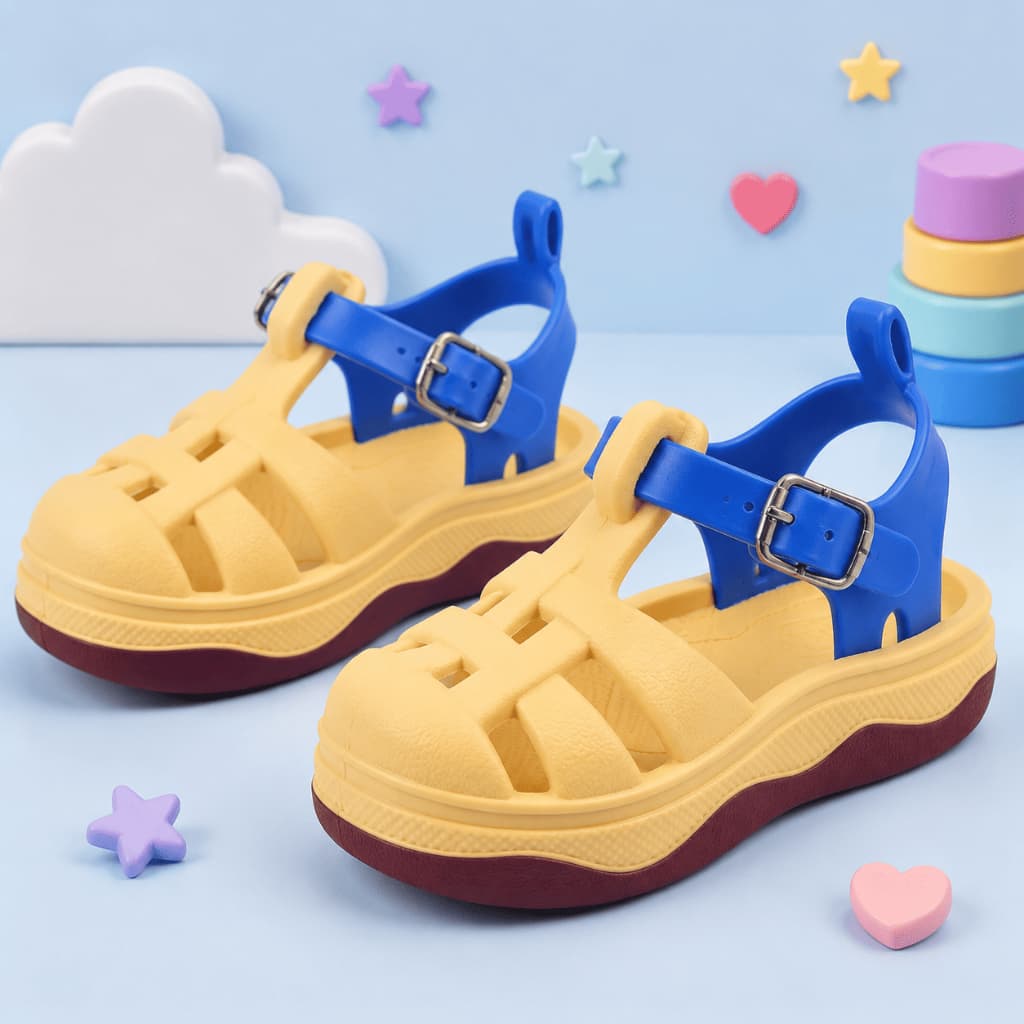 Sandália Infantil Papete Menino Sola Emborrachada Leve