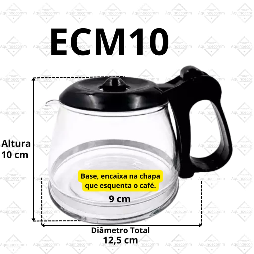 Jarra Para Cafeteira ECM10 Electrolux 15 Cafés/Xícaras