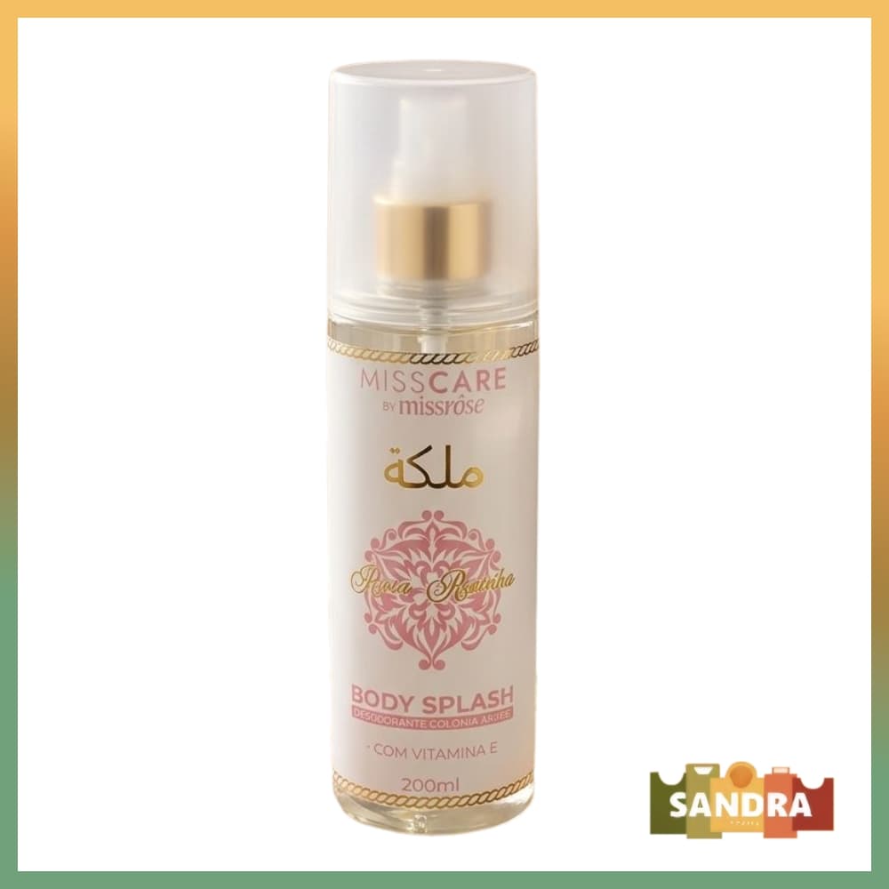 Body Splash Árabe Fragrância Rosa Rainha 200ml Miss Rôse