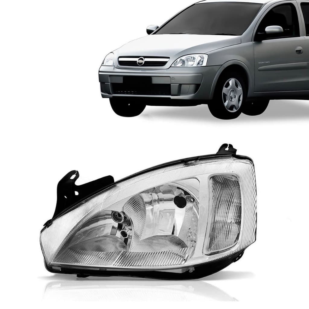 Farol Novo Corsa Montana 2003-2012 Original Arteb H7 H1 - Lado Esquerdo