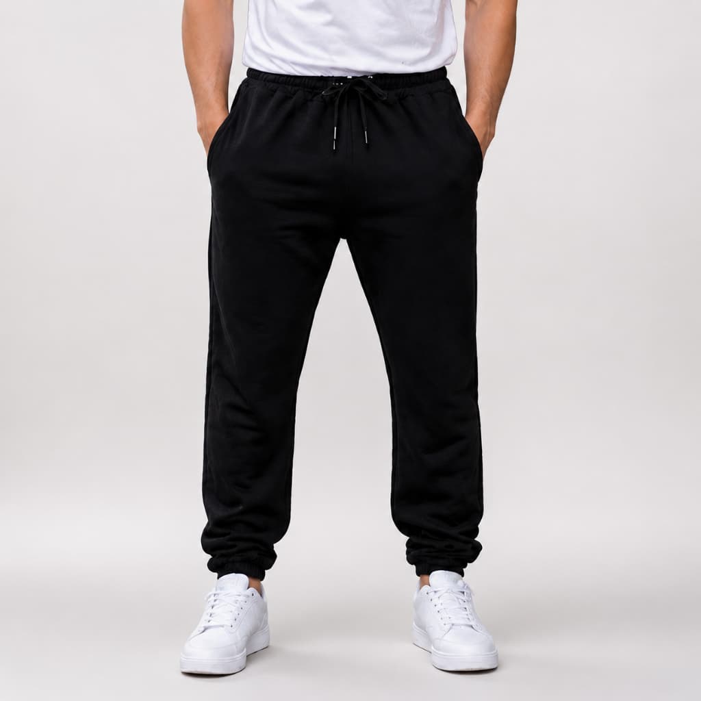 Calça Jogger Masculina Peluciada Super Quente Confortável Inverno CJ06