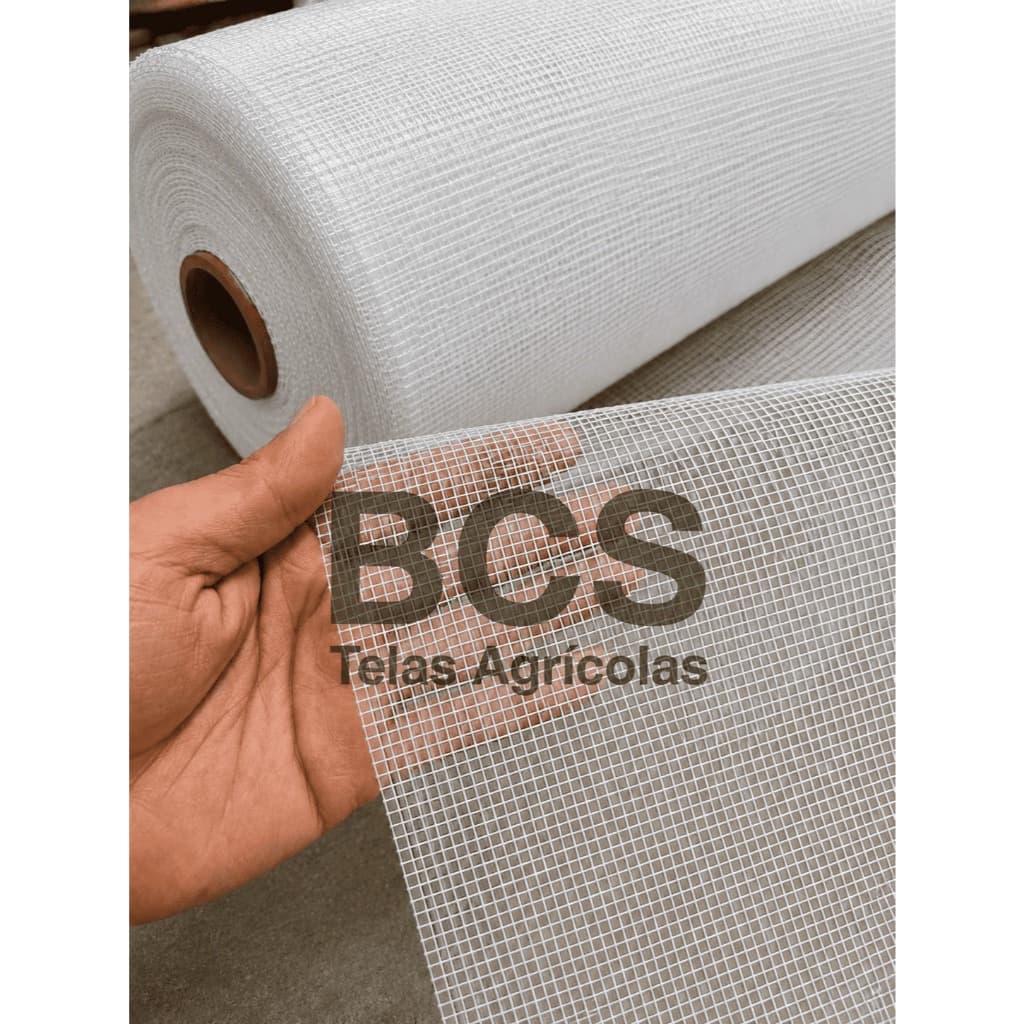 Tela Sombrite Monofilamento Branca 4,00x10 Horta Uvas Laterais Granizo Frutas
