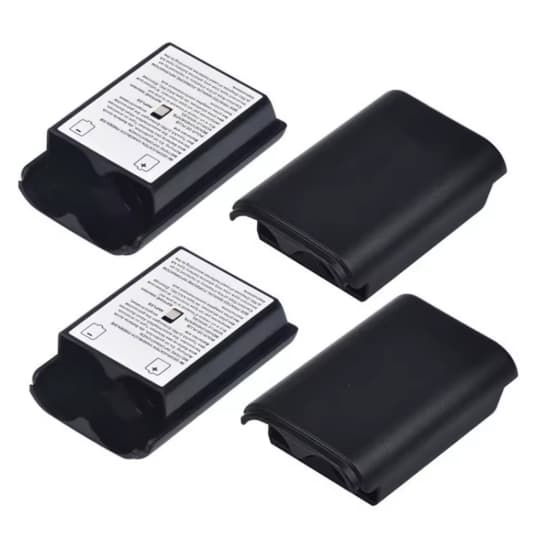 2 Unidades Tampa da Bateria para controle de Xbox 360 Suporte Caixinha Case De Pilha Compatível Controle Xbox 360