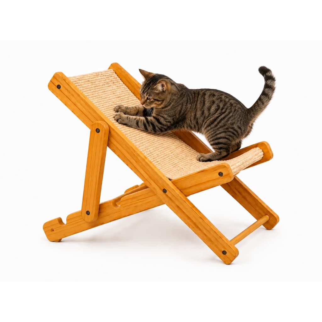 Poltrona Gato Madeira Conforto Design Natural Anti Ansiedade