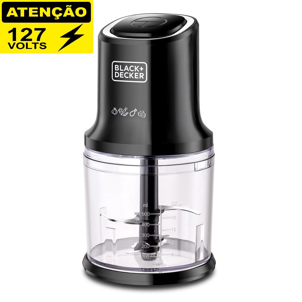 Miniprocessador de Alimentos 300w Black+Decker 500ml - 127v