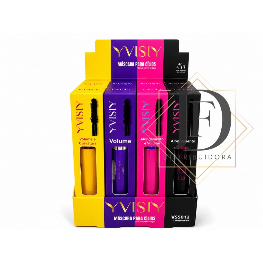 Box Máscara para cílios YVISY 12 unidades