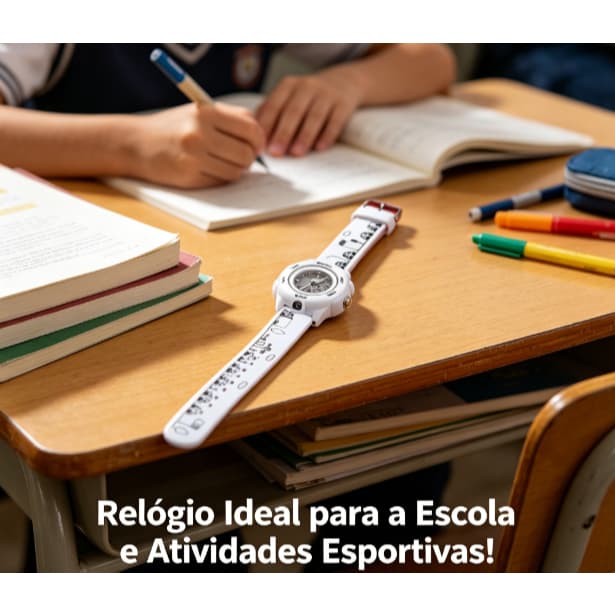 Relógio Digital Infantil À Prova D'água Luminoso Multifuncional Esportivo Para Meninos Meninas